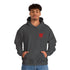 K9 Heart Playing Card Hooded Sweatshirt