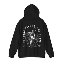 Load image into Gallery viewer, Fortune Favors the Brave Heavy Blend™ Hooded Sweatshirt
