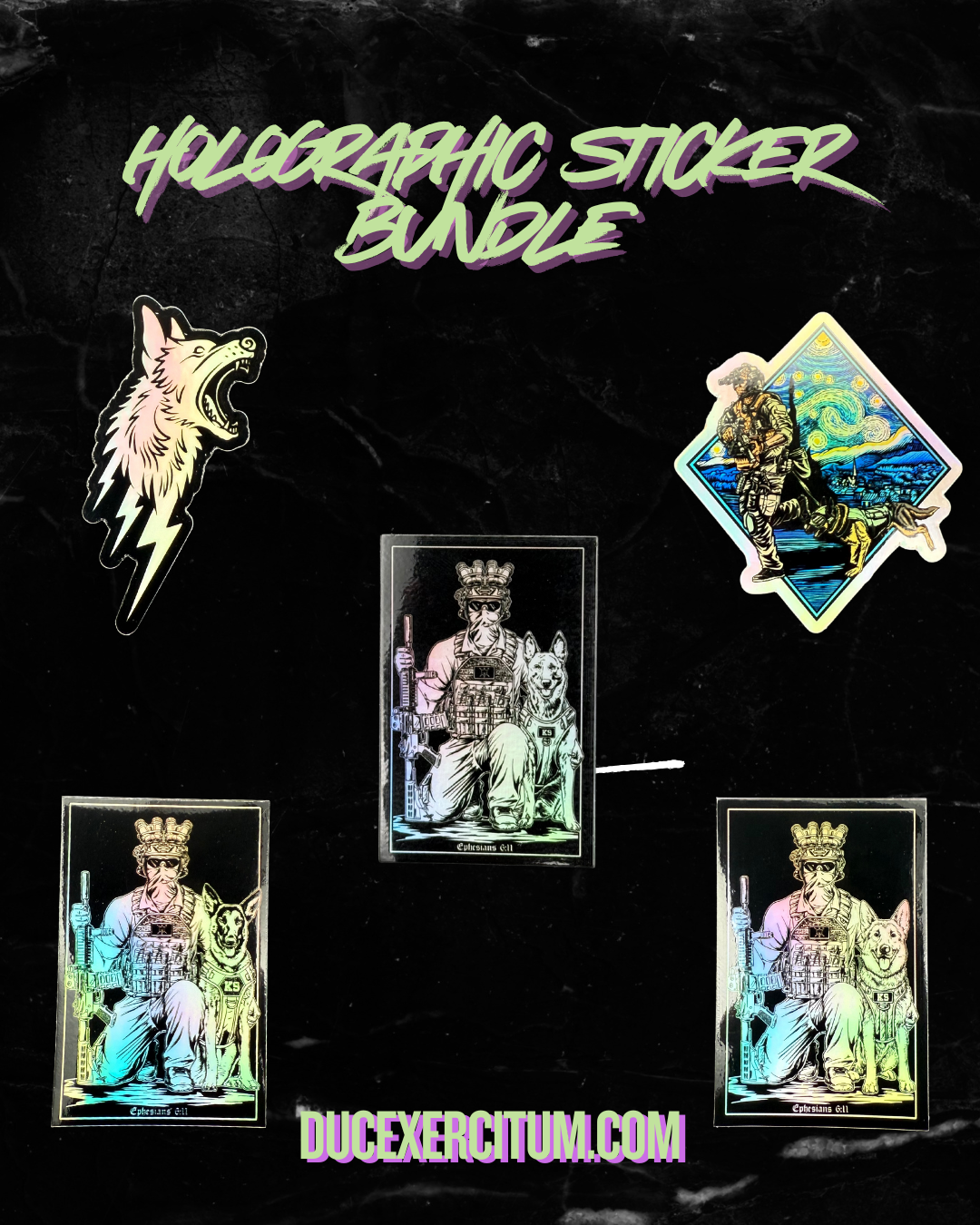 Holographic Sticker Bundle