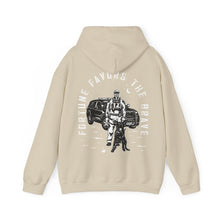 Load image into Gallery viewer, Fortune Favors the Brave Heavy Blend™ Hooded Sweatshirt
