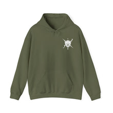 Load image into Gallery viewer, Fortune Favors the Brave Cowboy Heavy Blend™ Hooded Sweatshirt
