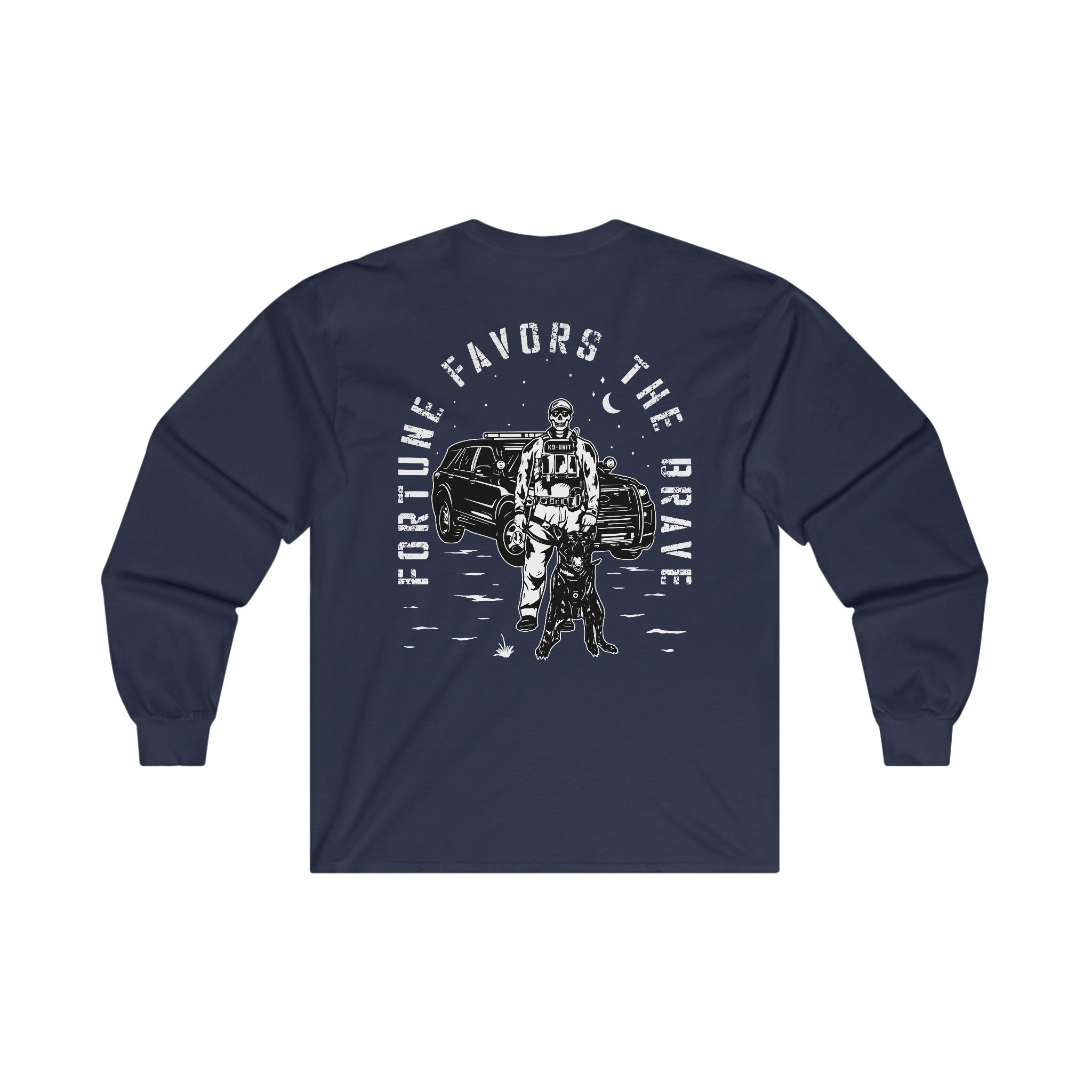 Fortune Favors the Brave Ultra Cotton Long Sleeve Tee
