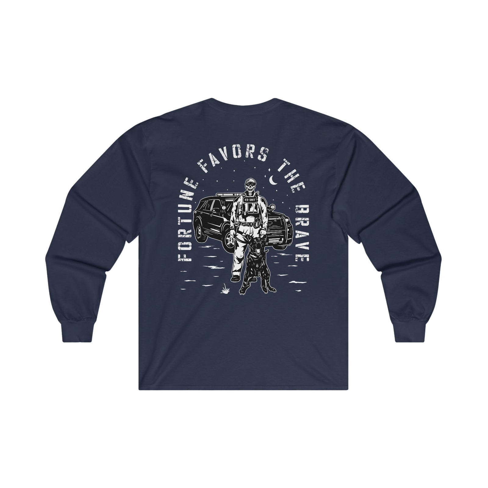 Fortune Favors the Brave Ultra Cotton Long Sleeve Tee