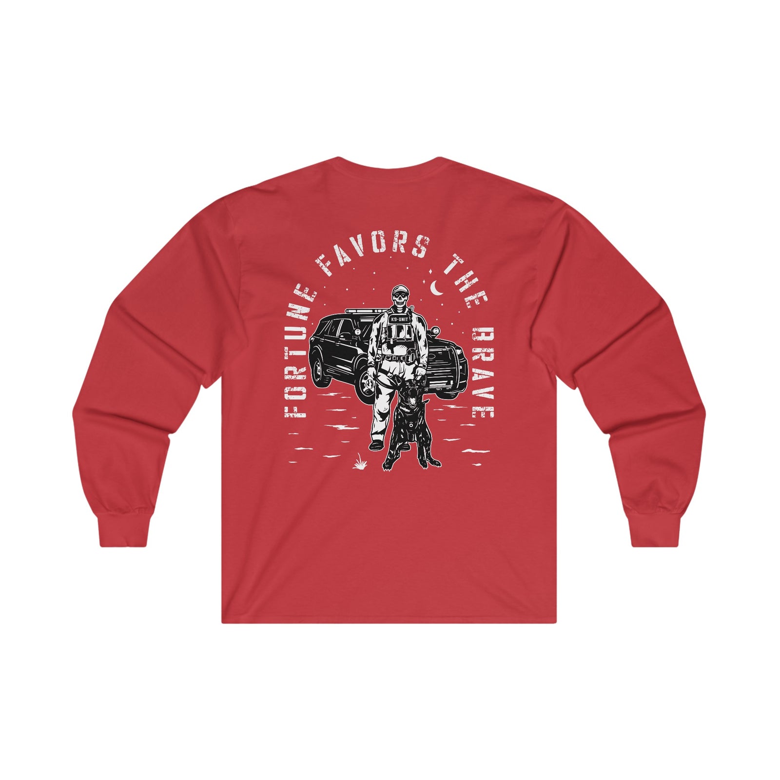 Fortune Favors the Brave Ultra Cotton Long Sleeve Tee