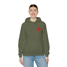 Load image into Gallery viewer, K9 Heart Playing Card Hooded Sweatshirt
