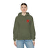 K9 Heart Playing Card Hooded Sweatshirt