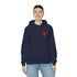 K9 Heart Playing Card Hooded Sweatshirt
