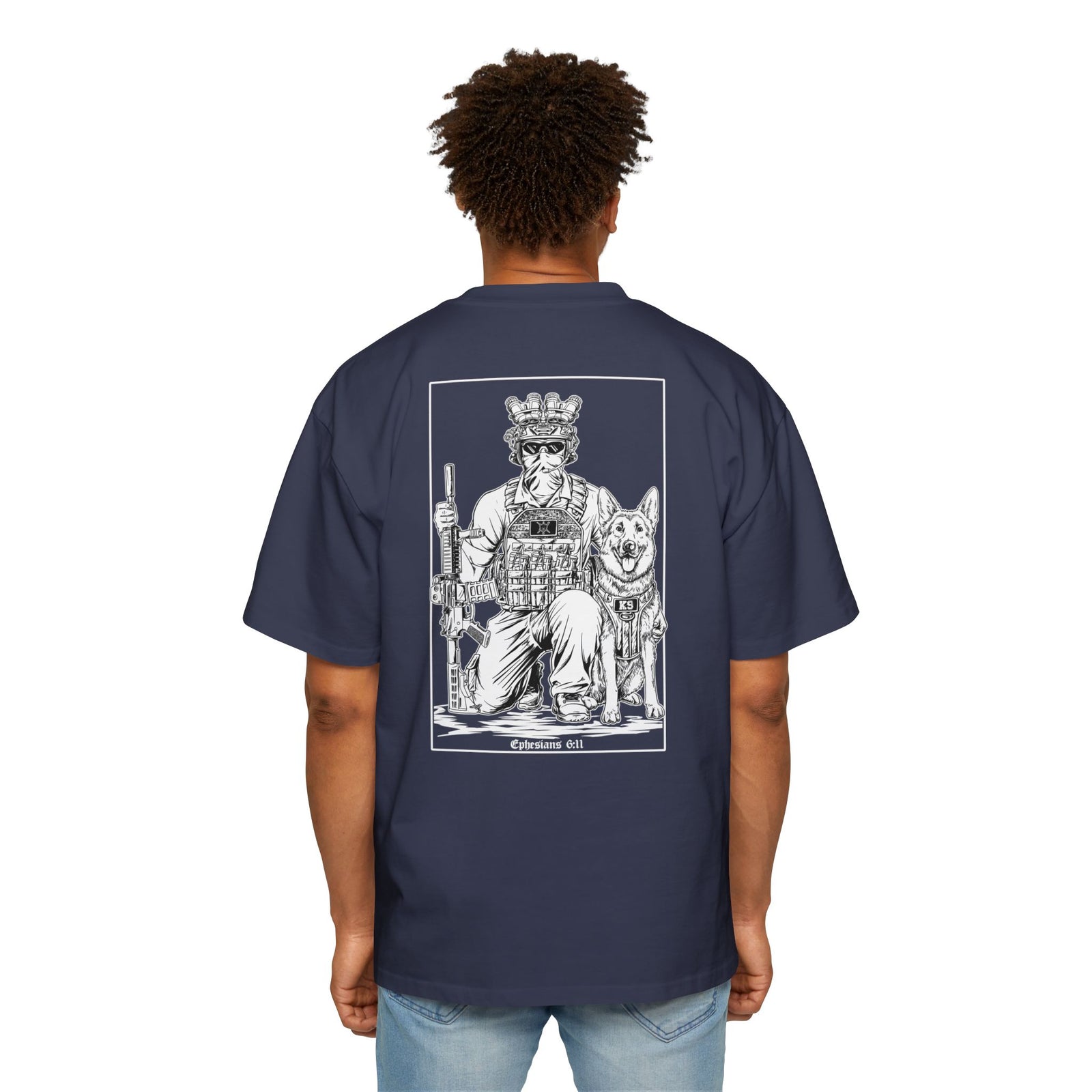 GSD Eph. 6:11 Oversized T-Shirt