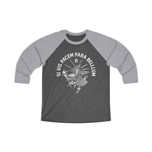 Load image into Gallery viewer, TaggedMMA Tri-Blend 3\4 Raglan Tee
