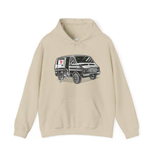 Load image into Gallery viewer, Front Print SF/DE FAFO Heavy Blend™ Hooded Sweatshirt
