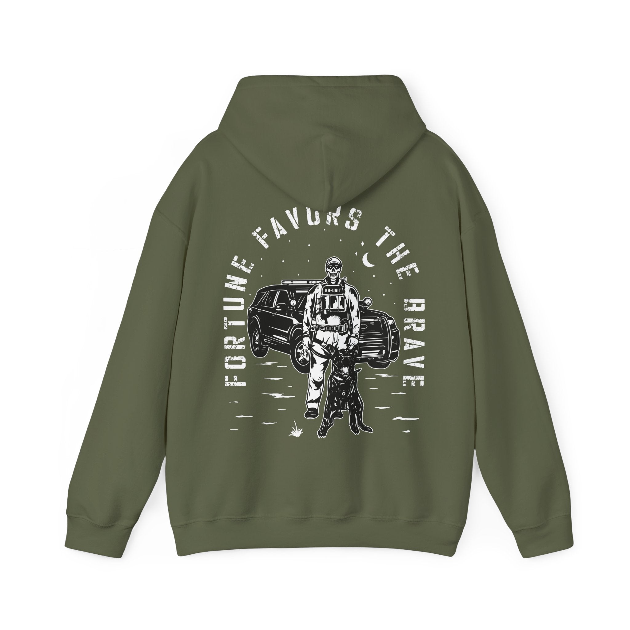 Fortune Favors the Brave Heavy Blend™ Hooded Sweatshirt