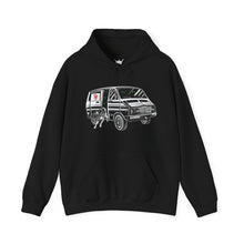 Load image into Gallery viewer, Front Print SF/DE FAFO Heavy Blend™ Hooded Sweatshirt
