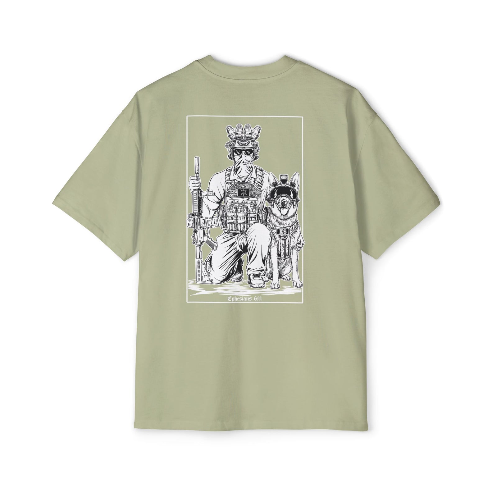 DS GSD Eph. 6:11 Oversized T-Shirt
