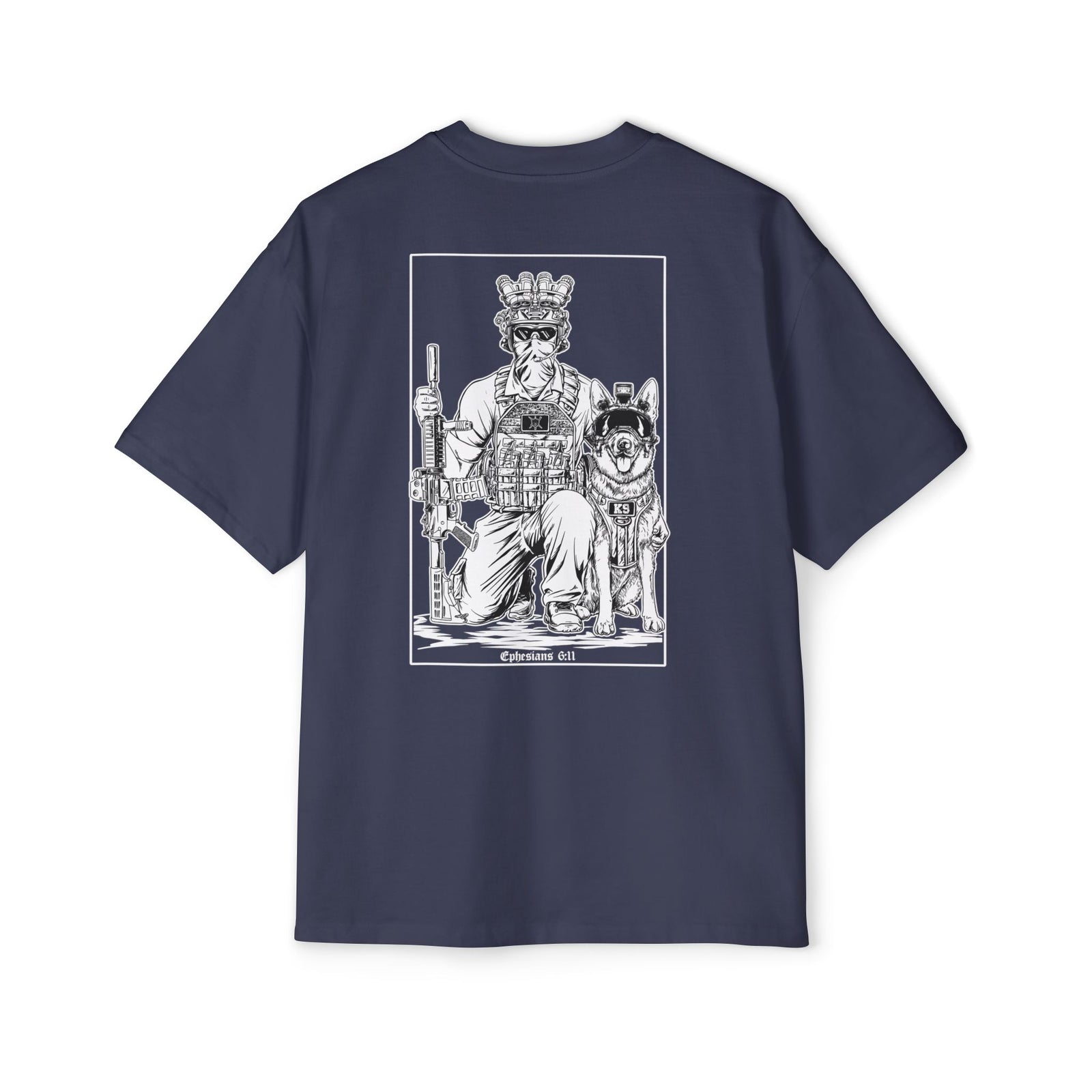 DS GSD Eph. 6:11 Oversized T-Shirt
