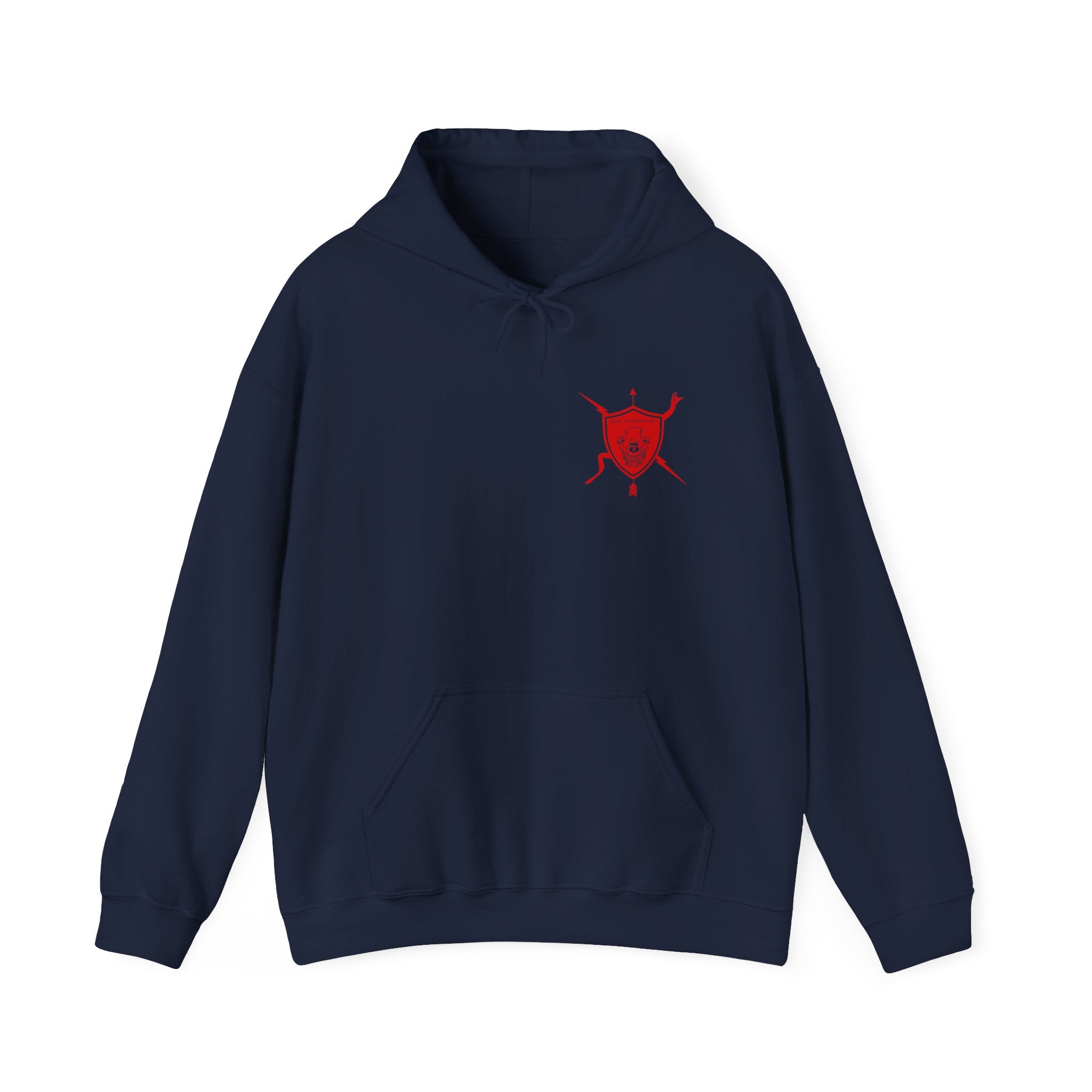 K9 Heart Playing Card Hooded Sweatshirt