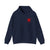 K9 Heart Playing Card Hooded Sweatshirt