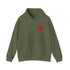 K9 Heart Playing Card Hooded Sweatshirt
