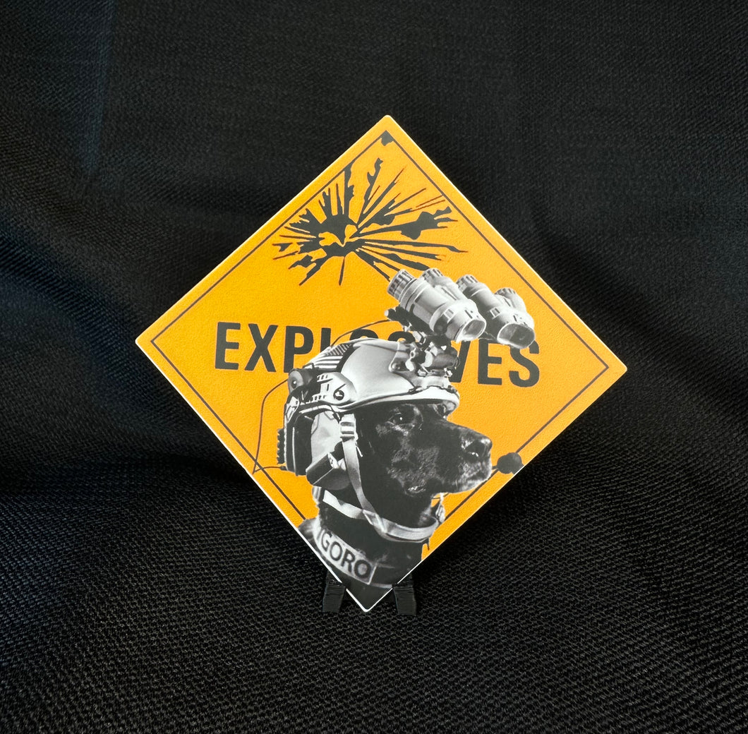 Explosive K9 Sticker