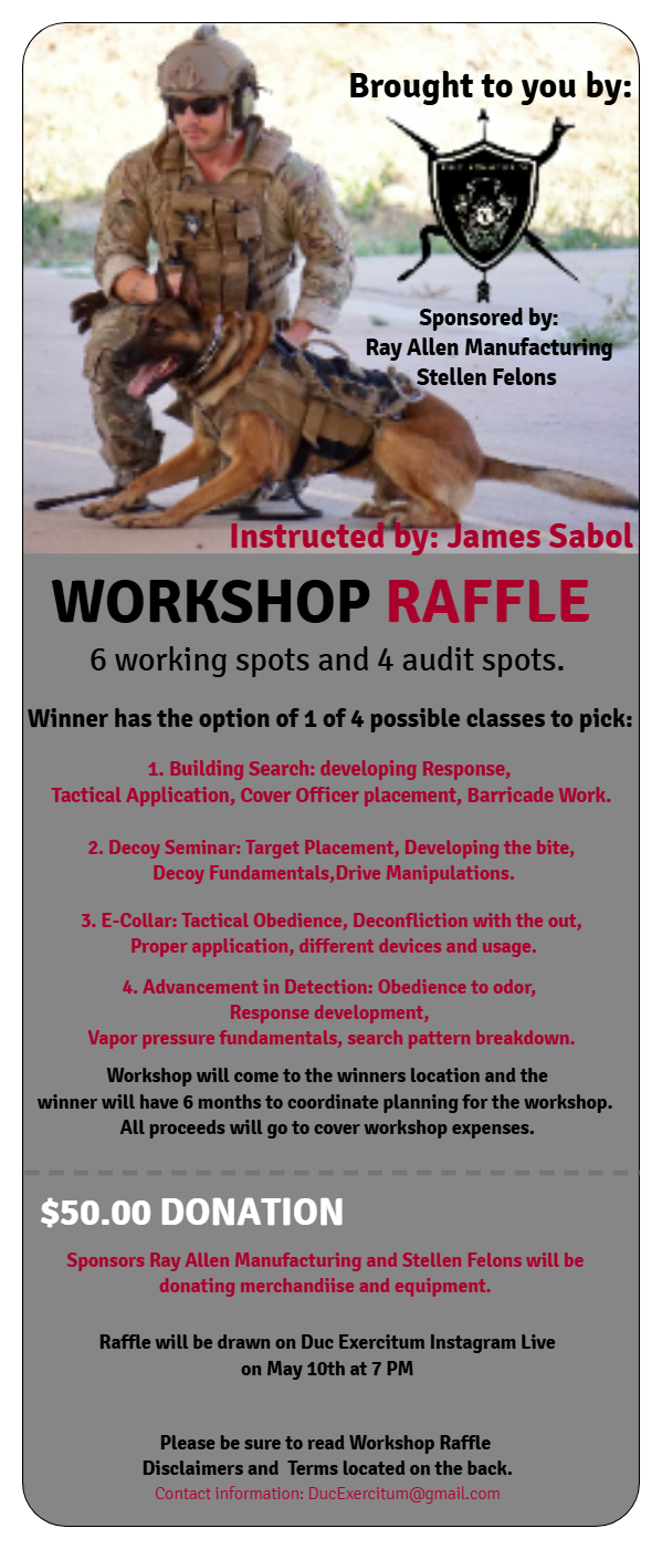 Donation Workshop Raffle Tickets