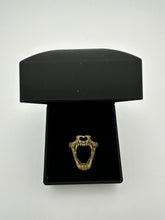 Load image into Gallery viewer, Gold K9 Skull Ring
