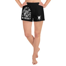 Load image into Gallery viewer, Women’s Be Deadly Athletic Shorts
