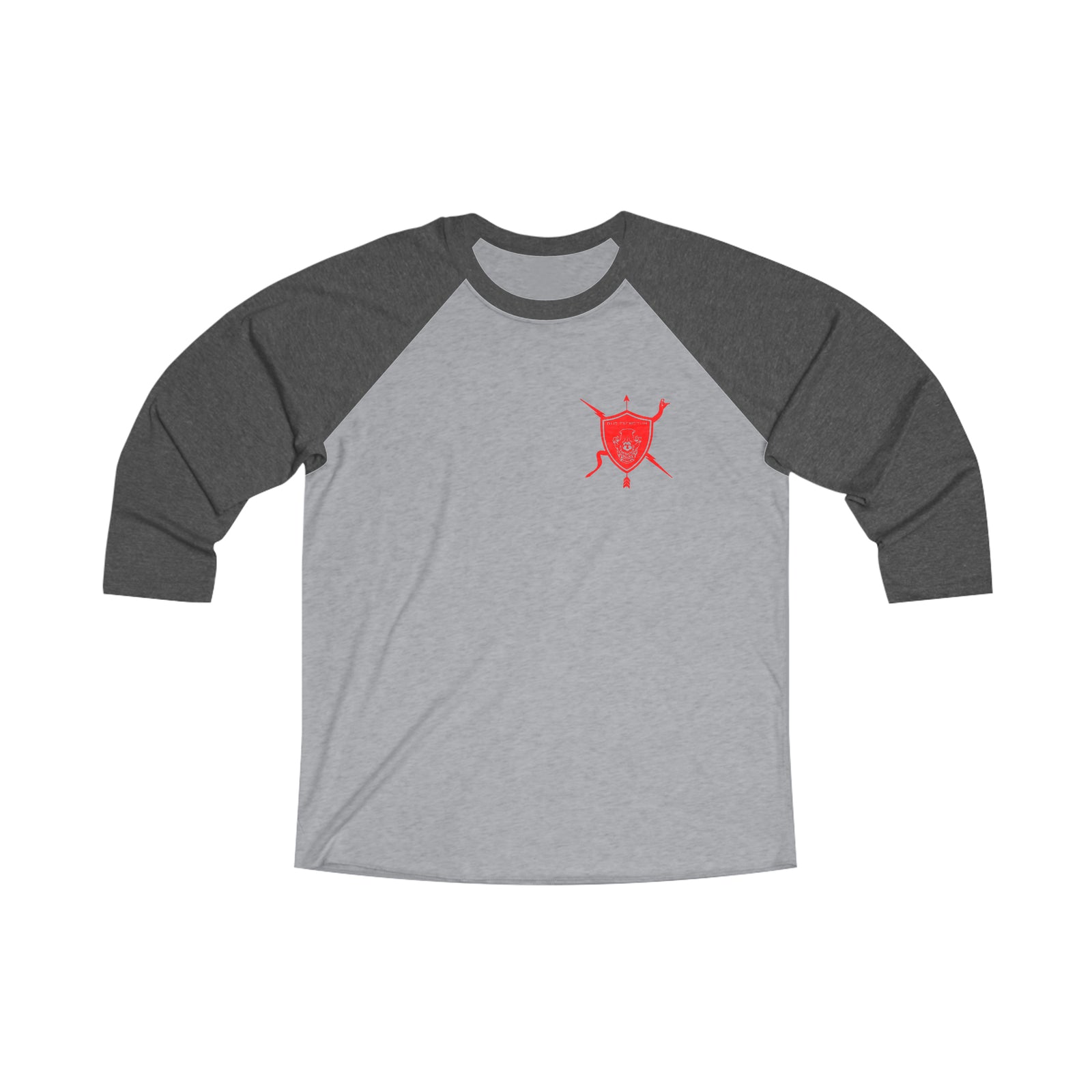 K9 Spade Playing Card Tri-Blend 3\4 Raglan Tee