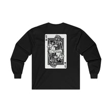 Load image into Gallery viewer, K9 Spade Playing Card Long Sleeve T-Shirt
