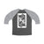K9 Spade Playing Card Tri-Blend 3\4 Raglan Tee