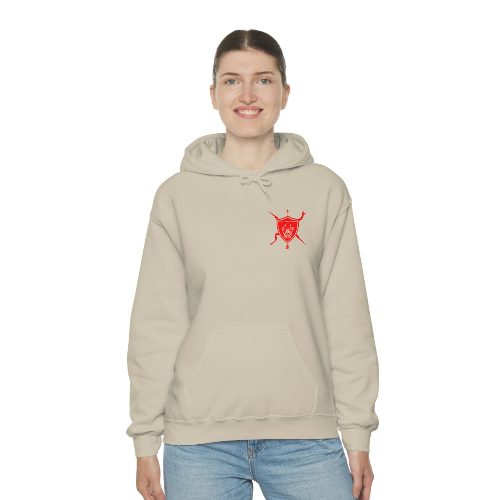 K9 Spade Playing Card Hooded Sweatshirt