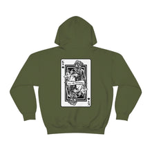 Load image into Gallery viewer, K9 Spade Playing Card Hooded Sweatshirt
