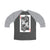 K9 Heart Playing Card 3\4 Raglan Tee