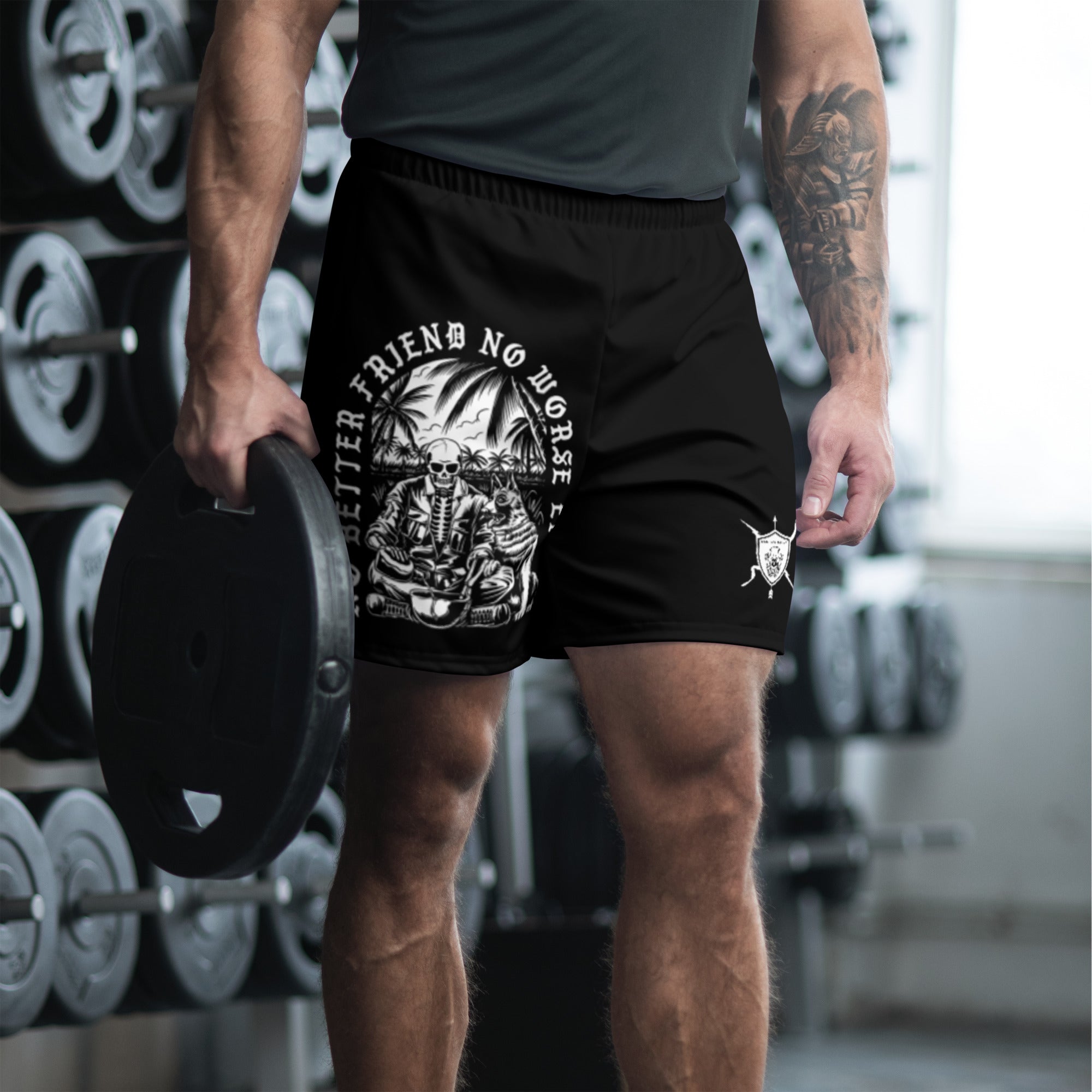 No Better Friend Men's Athletic Long Shorts