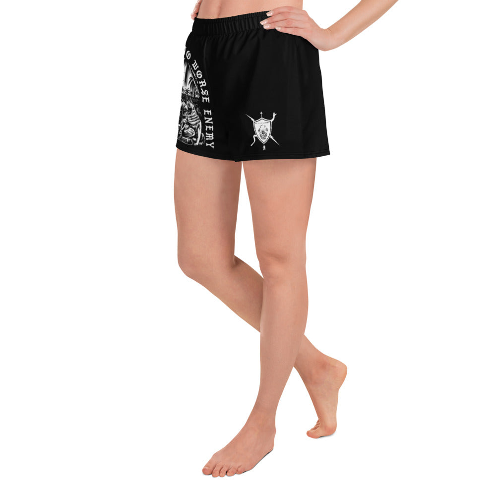 No Better Friend Women's Athletic Short Shorts