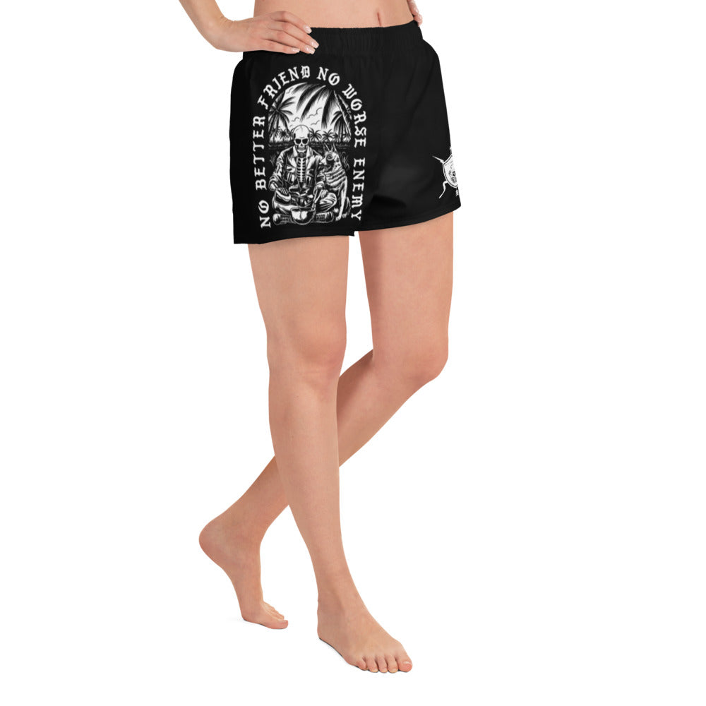 No Better Friend Women's Athletic Short Shorts